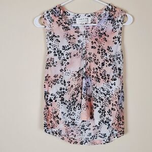 Cloth & Stone Anthropologie Leopard Print Tank XS